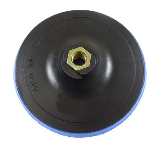 KOTÚČOVÝ KOTOUČ 150mm S BRÚSKOU NA VELCRO + VŔTAČKA