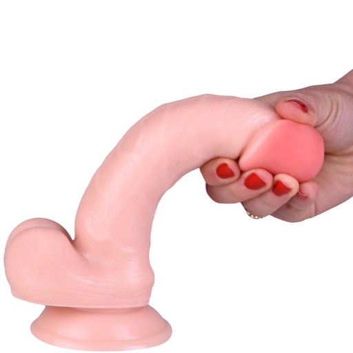 Vaginálny dildo, flexibilný penis s prísavkou, umelý penis