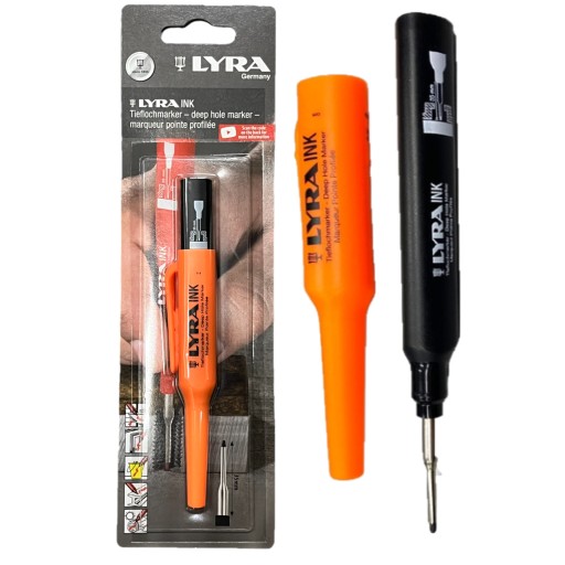 LYRA L4488003 ZNAČOVAČ NA ZNAČENIE Hlbokých dierok ČIERNY BLISTER
