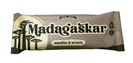 Zmeny Zmeny MADAGASCAR tyčinka vanilka sezamové zdravé snacky 70 g