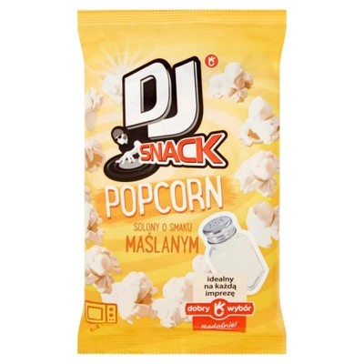DJ popcorn s maslovou príchuťou do mikrovlnky 90g