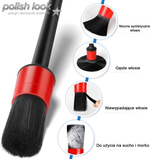 Sada na čistenie štetcov na detailing štetce na detailing 5 ks