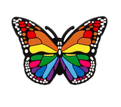 4x Špendlíky / Špendlíky na Crocs a podobné topánky - Butterflies