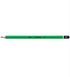 Šesťhranné ceruzky BEZ GUMY Sada do školy 2 kusy BIC PEVNÉ ceruzky