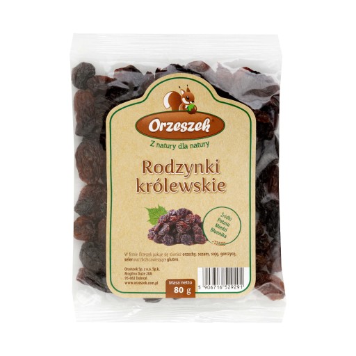 Kráľovské hrozienka Orzeszek 80 g