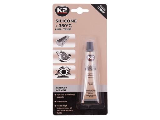 Čierny silikón +350°C, High Temp, 21 g