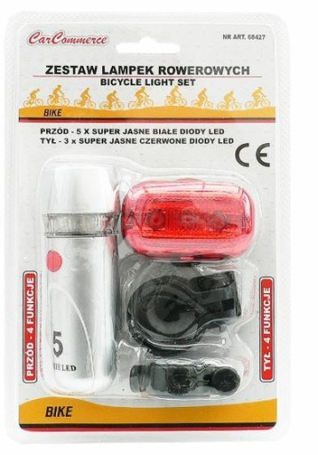 Svetlá na bicykel Predné a zadné LED svetlo na bicykel