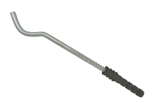 HÁK, VEŠIAK NA LIATINOVÝ RADIÁTOR 22 cm POZINK