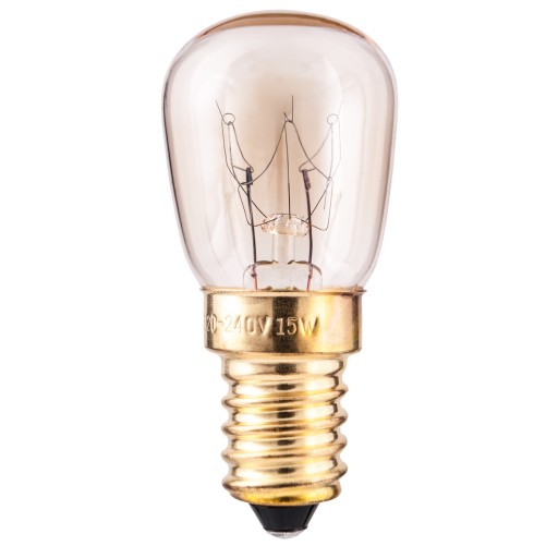 Stolná lampa do chladničky E14 15W ST26 Warm 2300K 230V digestor