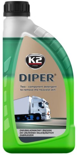 K2 DIPER 1KG NA BEZDOTYKOVÉ UMÝVANIE AUTOBUSOV A PRÍvesov