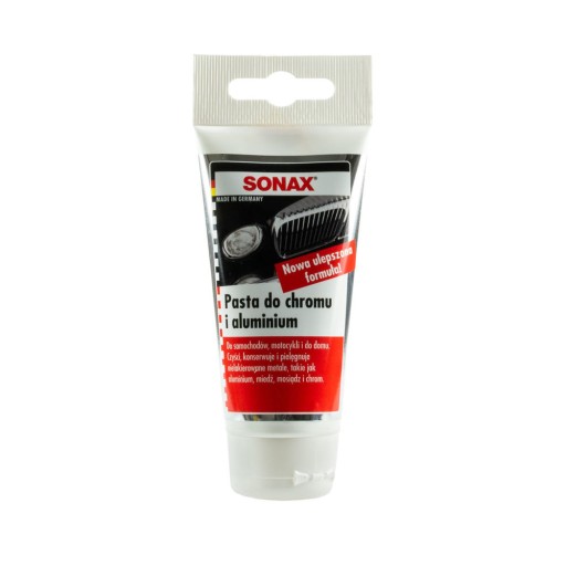 SONAX LEŠTIACA PASTA NA CHROM A HLINÍK 75ml