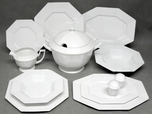 0000 ŠÁLKA 220 Biela LAURA CHODZIEŻ PORCELÁN
