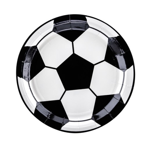 PAPIEROVÉ TANIERE FUTBAL 18cm 6 kusov