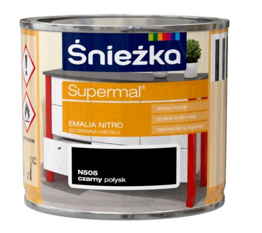 ŚNIEŻKA Nitro email 0,2L čierna N505 LESK