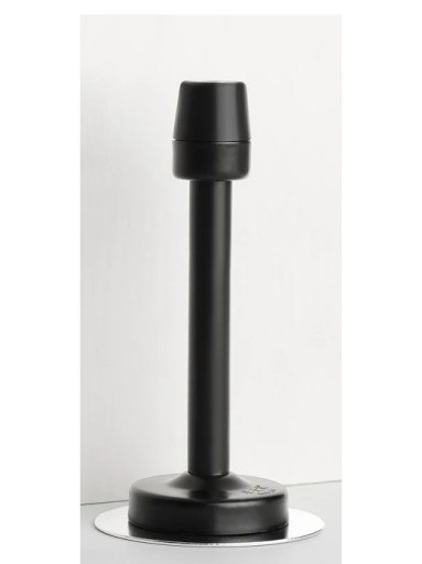 NÁRAZ NÁRAZ ZARÁŽKA ZARÁŽKA DVERÍ ČIERNA OCEL 76mm*38mm