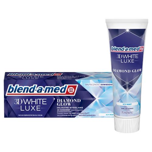 BLEND-A-MED 3D White Luxe Diamond Glow Whitening zubná pasta, 75 ml