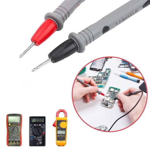KÁBLE TESTOVACIE VODY PRE METER MULTIMETER + KROKODÝLIE SVORKY 1000V 10A BANÁN