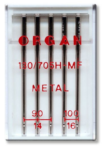 Organ Metal poloploché ihly na metalizované nite