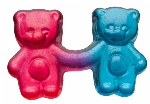 Haribo ovocné želé Teddy Bears Sweet Sour Mix Citrón Jablko 160g DE