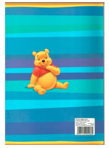 Zápisník A4, 32 listov - DISNEY kockovaný vzor