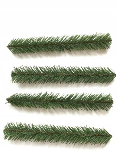 UMELÝ KONÁR rovný ZELENÝ dekorácia 10ks x35cm