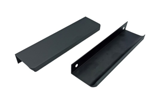 HRANOVÁ NÁBYTKOVÁ KĽÚČKA LEO OVAL 256/276MM MAT ČIERNA