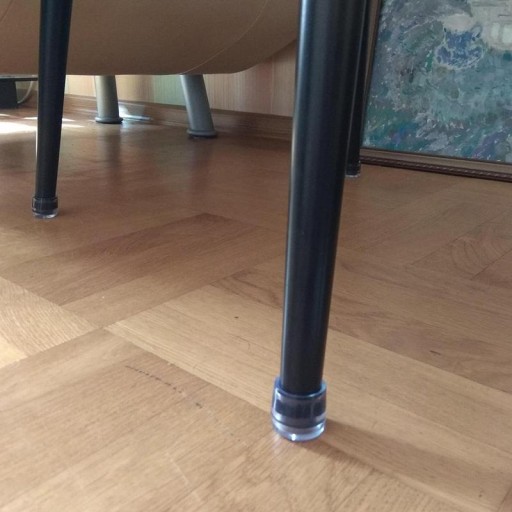 Silikónové podložky na nohy stoličky 18 mm