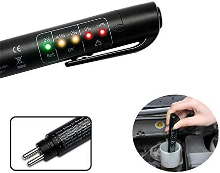 TESTER MERAČA BRZDOVEJ KVAPALINY LED DOT 3 4 5