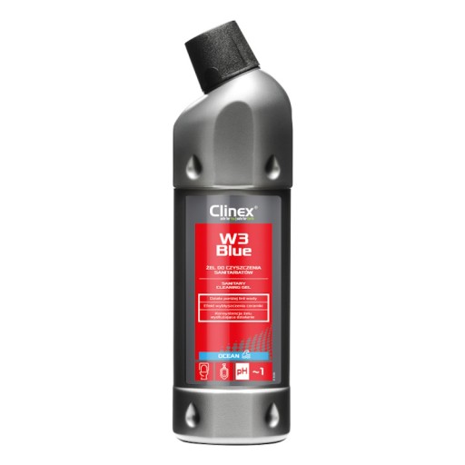Clinex W3 Blue - Gél na čistenie sociálnych zariadení - 1 l