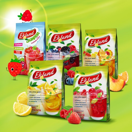 Ekland čajový nápoj lesné ovocie granulovaný instantný čaj 300g