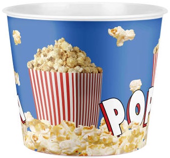 POPCORN Birthday Party Bucket Box 2,2l