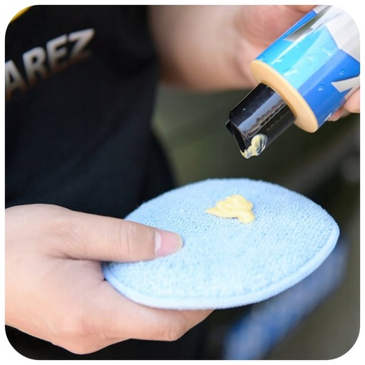 Hubkový aplikátor z mikrovlákna leštenie voskovanie Fl 12,5cm Pad 1 ks.