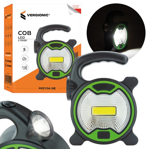VÝKONNÁ DIELENSKÁ LAMPA COB LED LAMPA S RÚČKOU