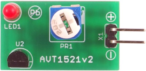 Indikátor vybitia batérie pre modely RC, DIY, AVT1521 B
