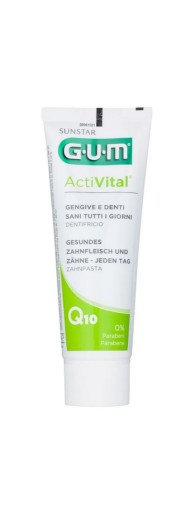Multifunkčná gélová pasta s koenzýmom Q10 GUM ActiVital Sunstar 75 ml