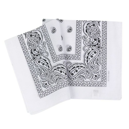 BANDANA, BANDANA, ŠATKA, BIELA ŠATKA