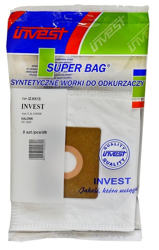 5X SYNTETICKÉ VRECKÁ PRE VYSÁVAČ KALORIK VC 1020