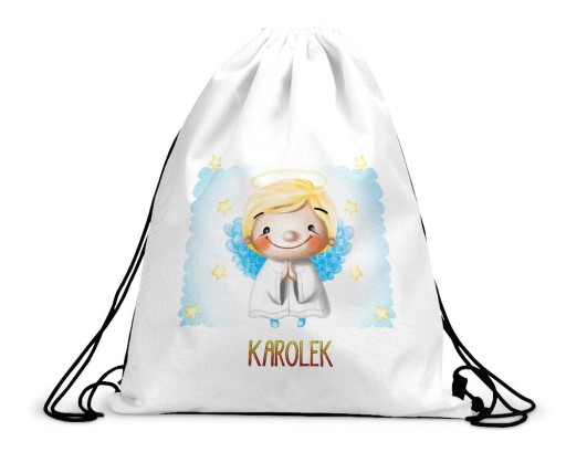 Taška na batoh do škôlky na topánky Meno ANJEL