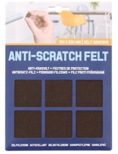 HNEDÁ SAMOLEPIACA PLST NA NÁBYTOK 150X200mm NA ZREZANIE NA VEĽKOSŤ