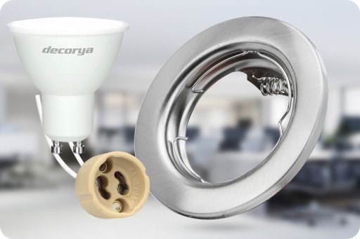 KOVOVÁ STROPNÁ LAMPA + ŽIAROVKA GU10