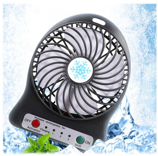 MINI VENTILÁTOR STOLNÝ VENTILÁTOR USB BATÉRIA 74