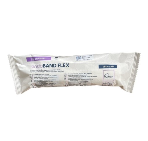 ELASTICKÁ BANDÁŽ, TKANÁ PÁSKA SO SPONOU 15cmx4m