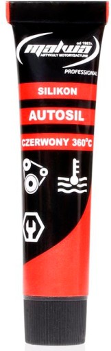 Červená silikónová tesniaca hmota pre 360 stupňov