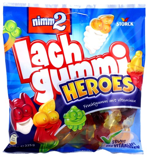 Ovocné želé s vitamínmi Nimm2 Heroes 225g DE
