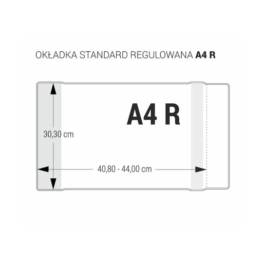 OBAL A4 ČÍRA NASTAVITEĽNÁ FARBA OZK-46 303 KANCELÁRIE
