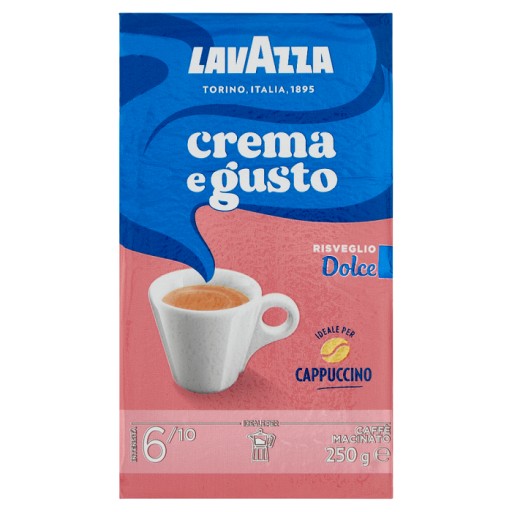Lavazza Crema e Gusto Dolce mletá káva 250g