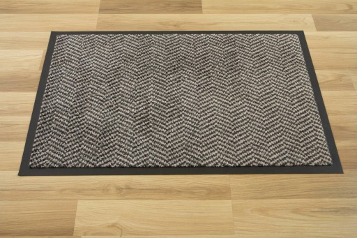 40x60 cm VSTUPNÁ ROHOŽKA, SIVÁ RYBIA KOST