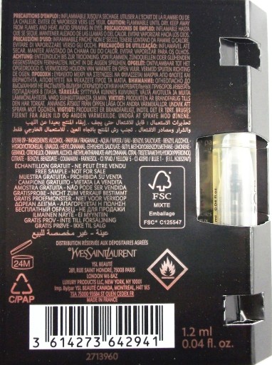 Vzorka YSL Black Opium Illicit Green edp 1,2 ml