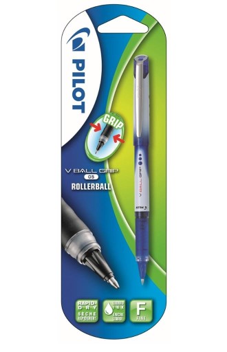 Pilotné guľôčkové pero s guľôčkovým úchopom 0,5 mm modré