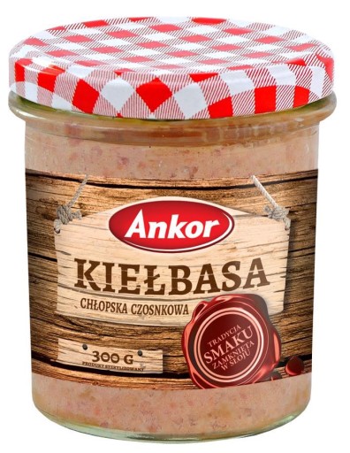 Ankor Cesnaková klobása v konzerve 300 g